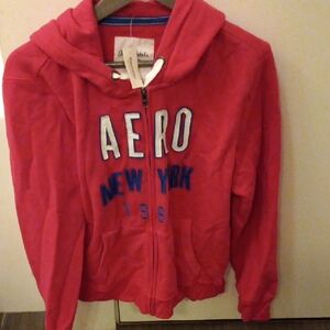 Pink Fleece Zip-Up Hoodie Jacket